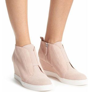 Linea Paolo “Felicia” Suede Wedge Sneaker, Size 9.5